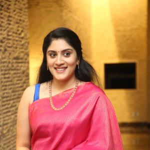 Dhanya Balakrishna Radiates Elegance in Traditional Pink Silk Saree