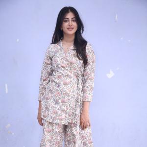 Swetha Looks Refreshing in Floral Printed Co-Ord Set