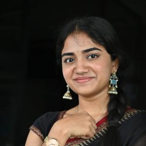 Malavika Manoj Radiates Elegance in Traditional Black Saree Look