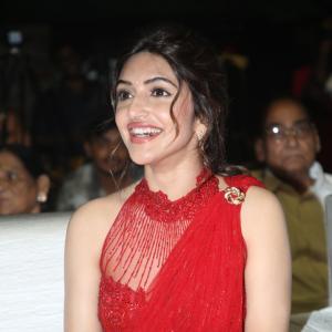 Sreeleela Radiates Grace in Red Gown at Star-Studded Event