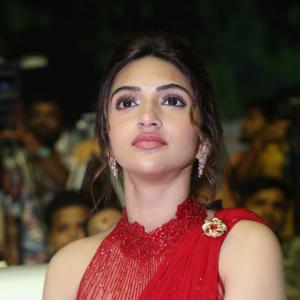 Sreeleela Radiates Grace in Red Gown at Star-Studded Event