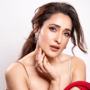 Pragya Jaiswal Stunning in Red Dress - Actress Photoshoot