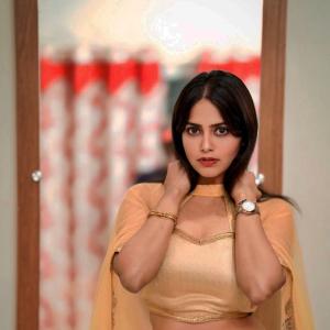 Pragya Nayan Elegant Yellow Lehenga Choli Photos