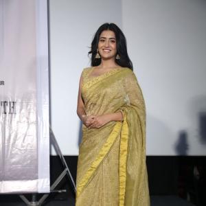 Rashi Singh in an Elegant Yellow Saree with Traditional Accessories | Stylish Fashion