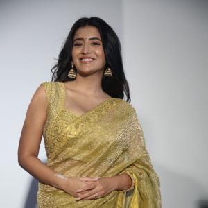 Rashi Singh in an Elegant Yellow Saree with Traditional Accessories | Stylish Fashion