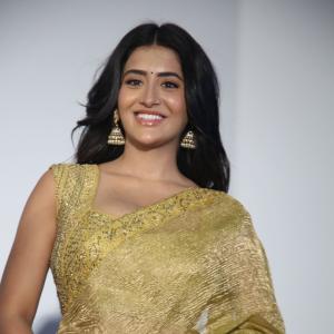 Rashi Singh in an Elegant Yellow Saree with Traditional Accessories | Stylish Fashion