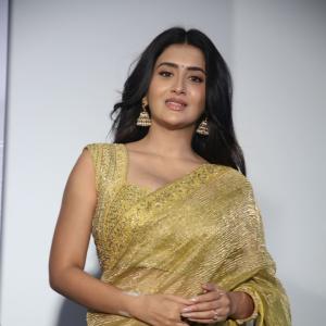 Rashi Singh in an Elegant Yellow Saree with Traditional Accessories | Stylish Fashion