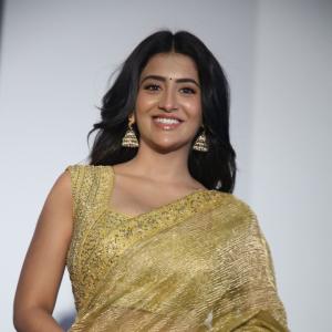 Rashi Singh in an Elegant Yellow Saree with Traditional Accessories | Stylish Fashion
