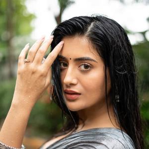 Rashi Singh in Elegant Saree: Rainy Day Photoshoot with Natural Charm