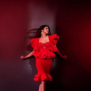 Pragya Nagra Stuns in a Bold Red Ruffled Dress: A Stunning Fashion Moment