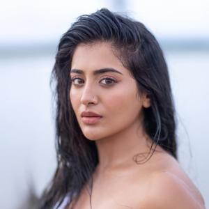 Actress Rashi Singh Stunning White Outfit Photoshoot Near Water
