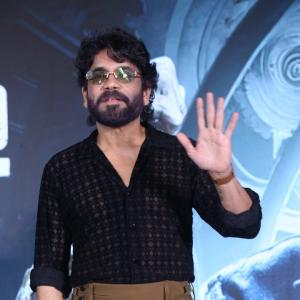 King Nagarjuna Stylish Look at Movie Promotion Event