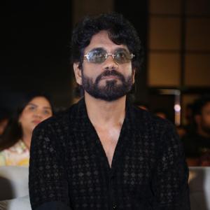 King Nagarjuna Stylish Look at Movie Promotion Event