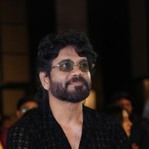 King Nagarjuna Stylish Look at Movie Promotion Event