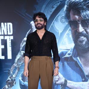 King Nagarjuna Stylish Look at Movie Promotion Event