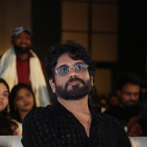 King Nagarjuna Stylish Look at Movie Promotion Event