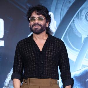 King Nagarjuna Stylish Look at Movie Promotion Event