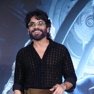 King Nagarjuna Stylish Look at Movie Promotion Event