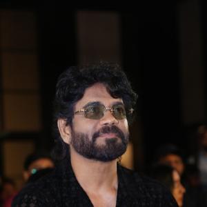 King Nagarjuna Stylish Look at Movie Promotion Event