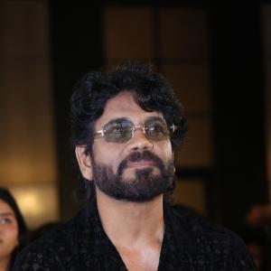King Nagarjuna Stylish Look at Movie Promotion Event