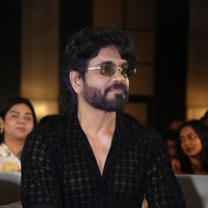 King Nagarjuna Stylish Look at Movie Promotion Event