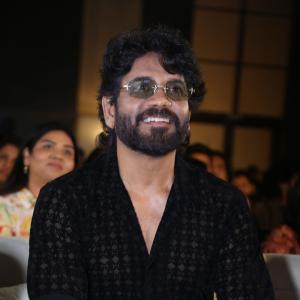 King Nagarjuna Stylish Look at Movie Promotion Event