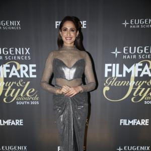Pragya Jaiswal Shines in Silver Glam at Filmfare Glamour & Style Awards South 2025