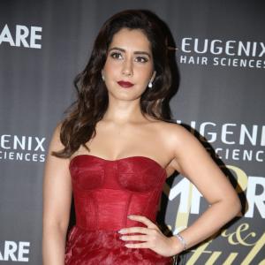 Raashi Khanna Radiates Elegance in Red Gown at Filmfare Glamour & Style Awards South 2025