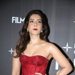 Raashi Khanna Radiates Elegance in Red Gown at Filmfare Glamour & Style Awards South 2025