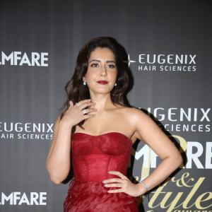 Raashi Khanna Radiates Elegance in Red Gown at Filmfare Glamour & Style Awards South 2025