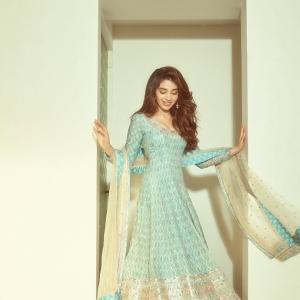 Kriti Shetty Radiates Elegance in Blue Ethnic Wear – Stunning Look
