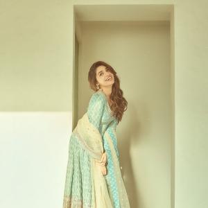 Kriti Shetty Radiates Elegance in Blue Ethnic Wear – Stunning Look