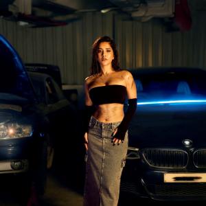 Nabha Natesh Powerful Fashion Statement in a Stylish Industrial Setting