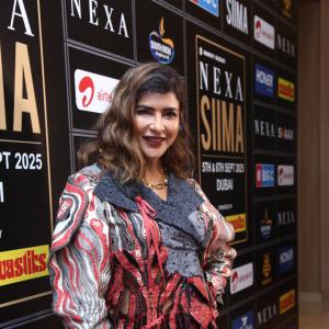Manchu Lakshmi Graces NEXA SIIMA 2025 Red Carpet in Stunning Outfit