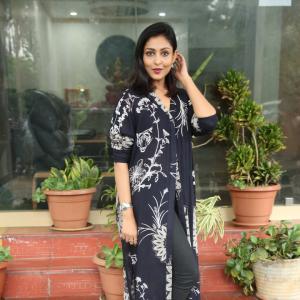 Stylish Floral Kurti Look with Elegant Jewelry for a Chic and Confident Vibe
