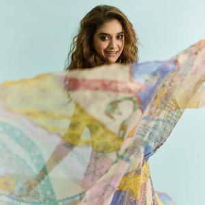 Keerthi Suresh in Vibrant Flowing Dress Spinning Joyfully with Grace