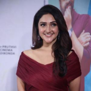 Actress Sridevi in Elegant Maroon Gown at Event Premiere