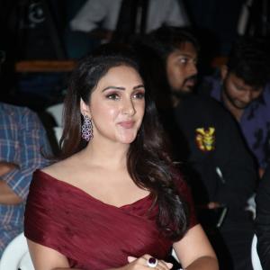 Actress Sridevi in Elegant Maroon Gown at Event Premiere