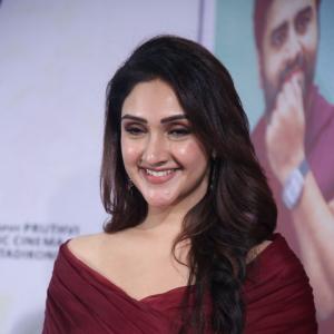 Actress Sridevi in Elegant Maroon Gown at Event Premiere