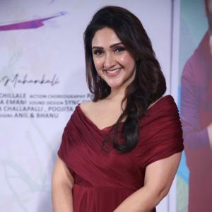 Actress Sridevi in Elegant Maroon Gown at Event Premiere