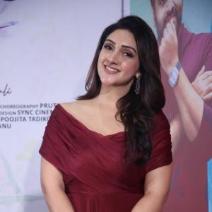 Actress Sridevi in Elegant Maroon Gown at Event Premiere