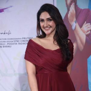 Actress Sridevi in Elegant Maroon Gown at Event Premiere