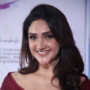 Actress Sridevi in Elegant Maroon Gown at Event Premiere