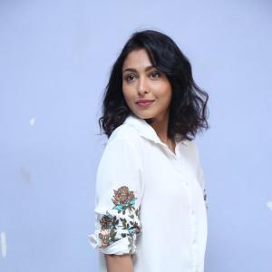 Madhushalini Looks Elegant in White Shirt and Denim | Latest Casual Photoshoot