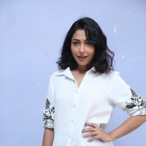 Madhushalini Looks Elegant in White Shirt and Denim | Latest Casual Photoshoot