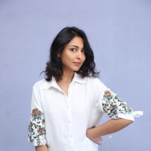 Madhushalini Looks Elegant in White Shirt and Denim | Latest Casual Photoshoot