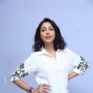 Madhushalini Looks Elegant in White Shirt and Denim | Latest Casual Photoshoot
