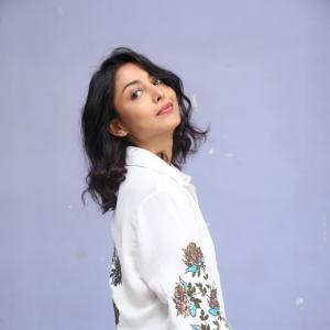 Madhushalini Looks Elegant in White Shirt and Denim | Latest Casual Photoshoot