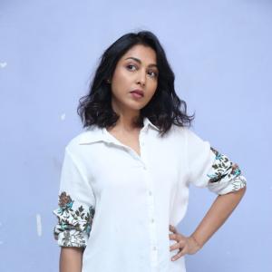 Madhushalini Looks Elegant in White Shirt and Denim | Latest Casual Photoshoot