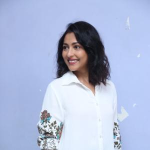 Madhushalini Looks Elegant in White Shirt and Denim | Latest Casual Photoshoot